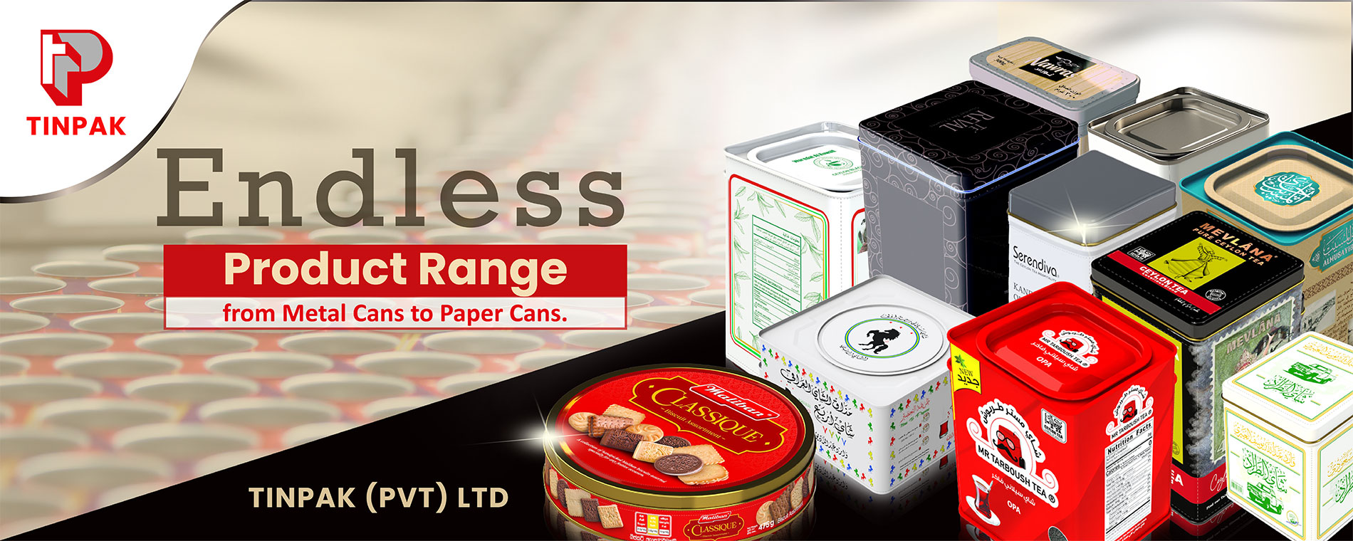Metal cans and paper cans manufactures